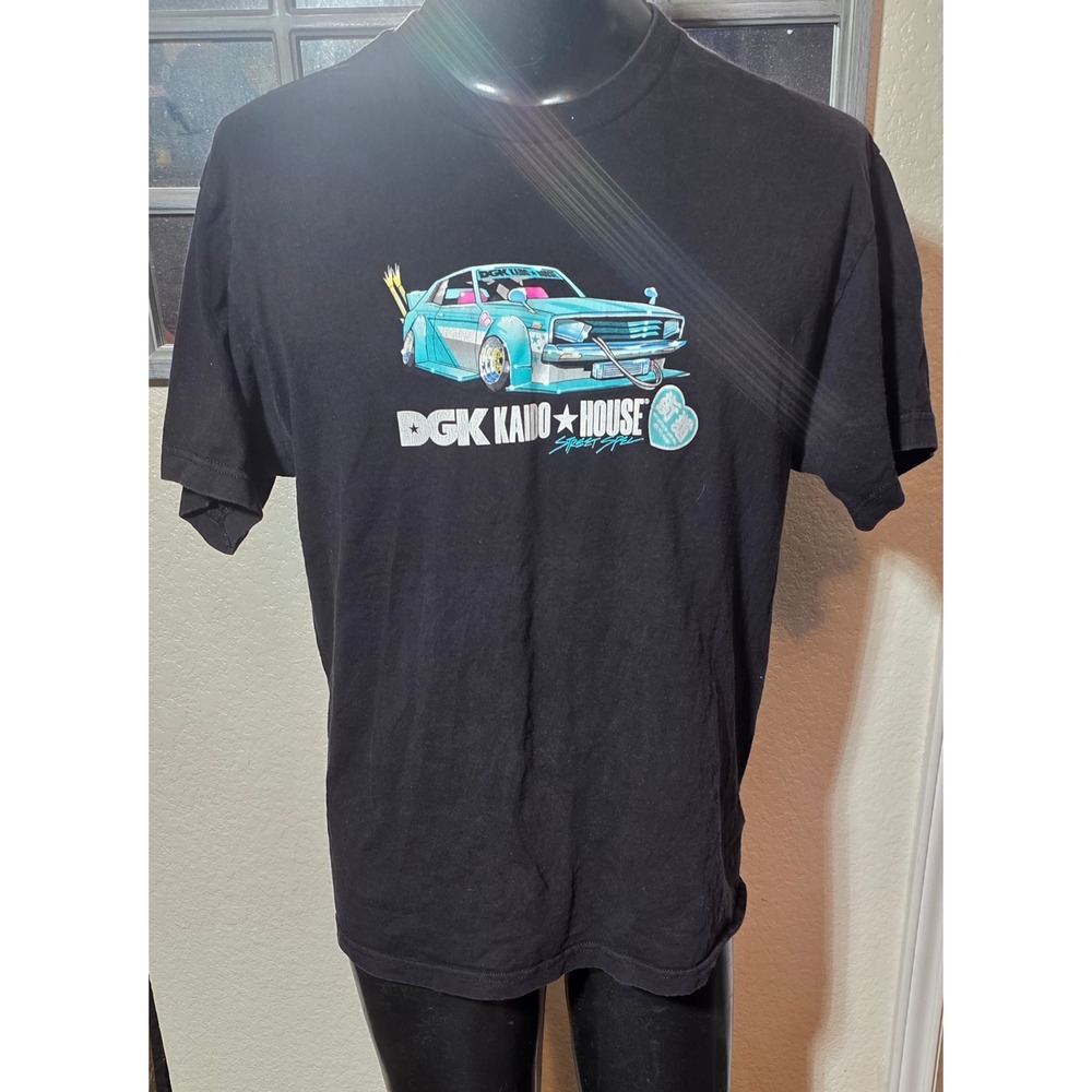 DGK x Kaido House Street Spec JDM Car Graphic T-Shirt Black Large
